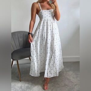 Zara Elegant White Maxi Dress